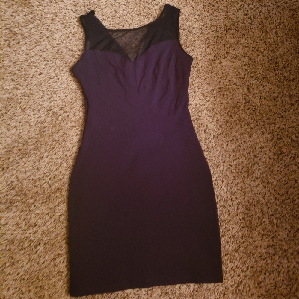Dark blue sexy dress